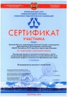 Бикеева Н.А. сертификат участника Ярмарки