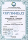 Сертификат участника регионального конкурса Педагогические инновации